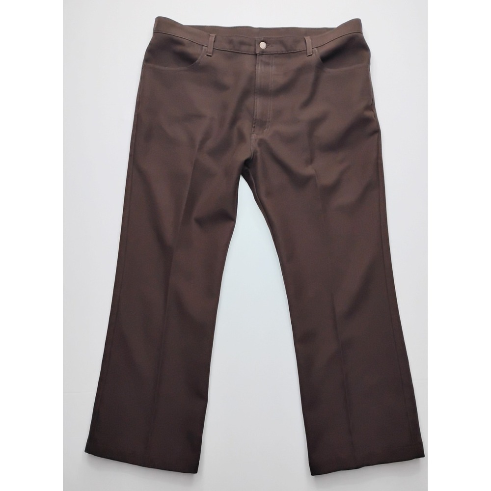 Levis 517 Boot Cut Pants Mens 42x28 Brown 90s Trousers polyester